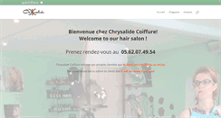 Desktop Screenshot of chrysalidecoiffure32.com